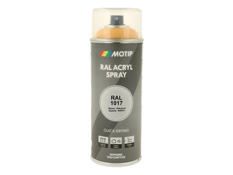 Motip Ral 1017 high gloss saffron yellow