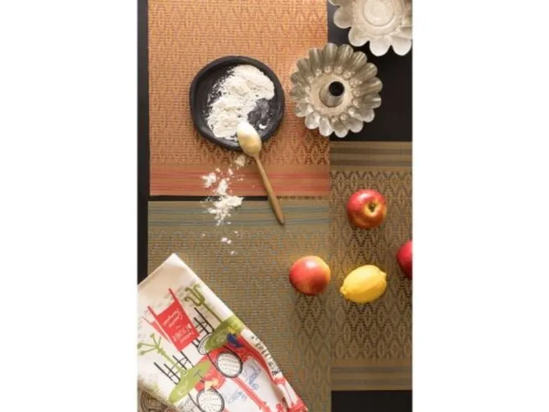 VIVARAISE KADRA PLACEMAT Bla/Gull 33X45