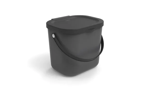 Rotho Albula, 6 l, Rektangulær, Plast, Antrasitt, Manuell, Plast
