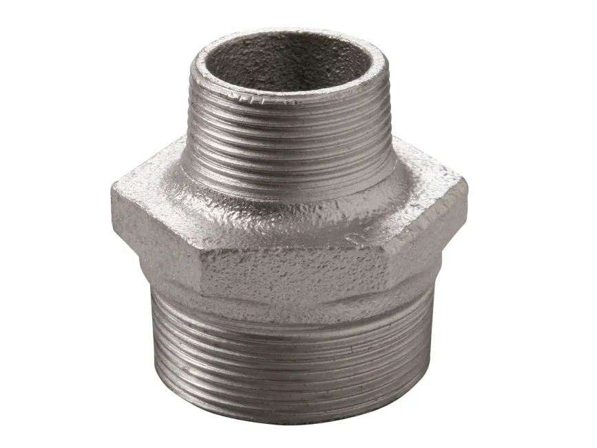 Brystnippel galvaniseret 1 - 3/4