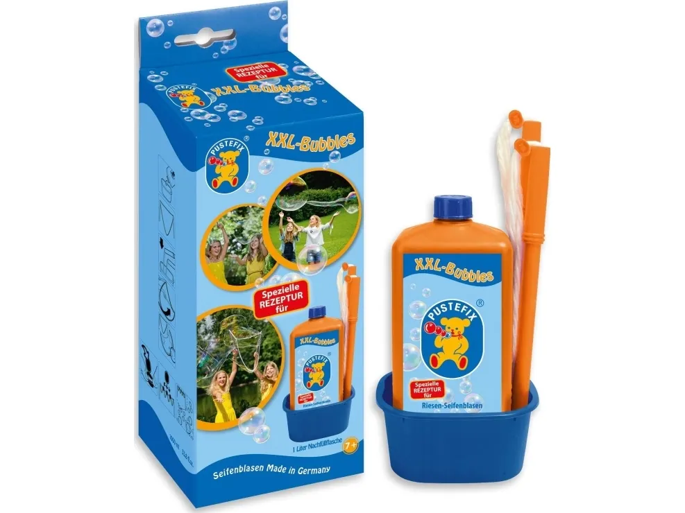 PUSTEFIX® gigantiske såpeboblesett XXL Bubbles