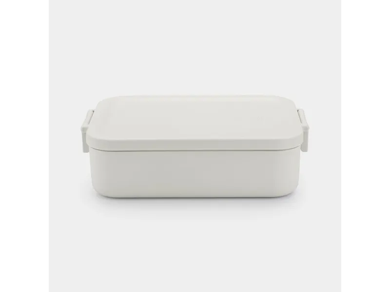 Brabantia Make & Take, Lunsjbeholder, Voksen, Lysegrå, Plast, Monokromatisk, Rektangulær