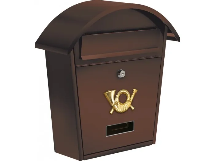 VOREL LETTERBOX 380x320x105mm BRUNN