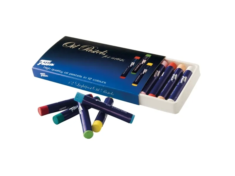 Oliepastelkridt, Filia, pakke a 12 stk