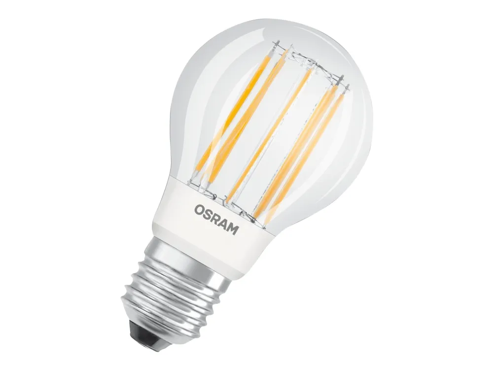 OSRAM LED SUPERSTAR - LED-filamentlyspære - form: A60 - klar finish - E27 - 11 W (ekvivalent 100 W) - klasse D - varmt hvitt lys - 2700 K