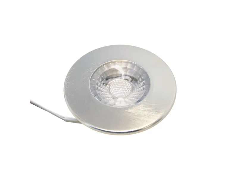 Downlight Gabriella 350mA LED 4W 927, 294 lumen, 35°, børst. alu
