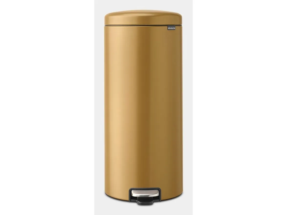 Brabantia pedalbøtte NewIcon 30 liter Warm Gold