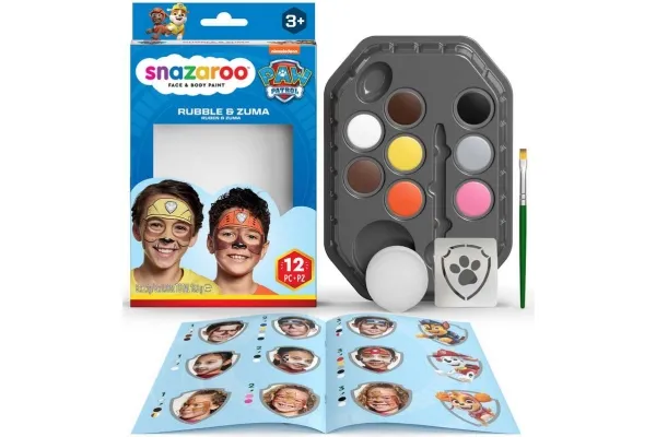 Paw Patrol Rubble & Zuma sminkefargesett