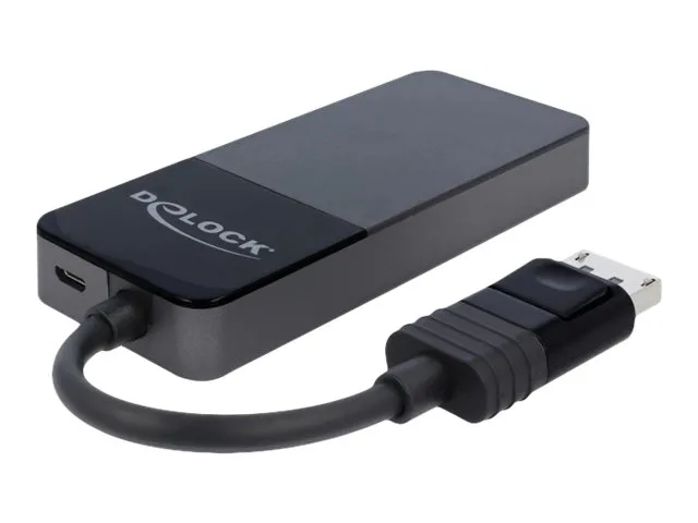 Delock DisplayPort 1.4 Splitter 1 x DisplayPort to 3 x HDMI MST - Video/lyd-splitter - 3 x HDMI - stasjonær