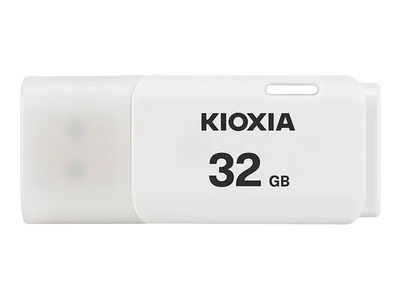 KIOXIA TransMemory U202 - USB-flashstasjon - 32 GB - USB 2.0 - hvit