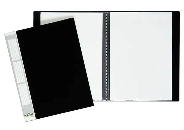 Durable DURALOOK, Svart, Polypropylen (PP), 20 ark, A4, 1 stykker