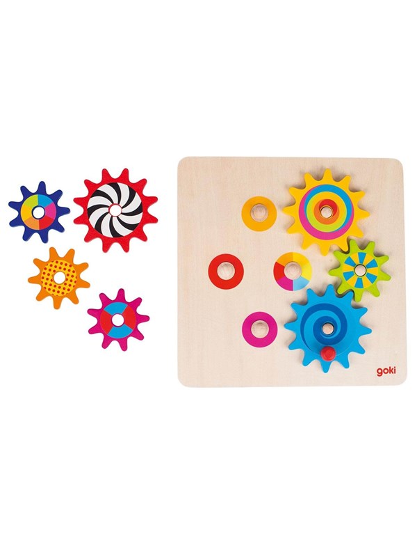 Goki Sprocket Puzzle 8pcs. Tre