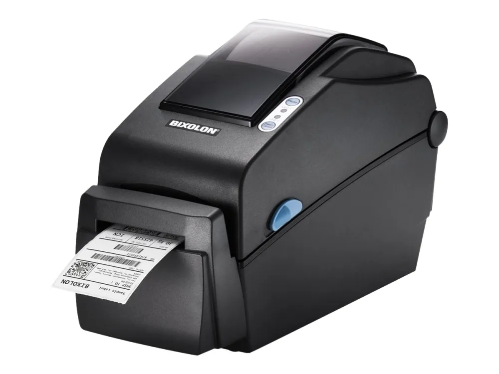 BIXOLON SLP-DX220 - Etikettskriver - direktetermisk - Rull (6 cm) - 203 dpi - inntil 152 mm/sek - USB, LAN, seriell - mørk grå