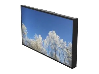 HI-ND Wall Casing EASY 75 Landscape - Monteringssett (hylster) - for LCD-skjerm - metall - svart, RAL 9005 - skjermstørrelse: 75 - monteringsgrensesnitt: inntil 600 x 600 mm - veggmonterbar - for LG 75UH5F-B, 75UH5F-H  Samsung QB75B, QB75R-B, QH75B, QH75R, QM75B, QM75R-B