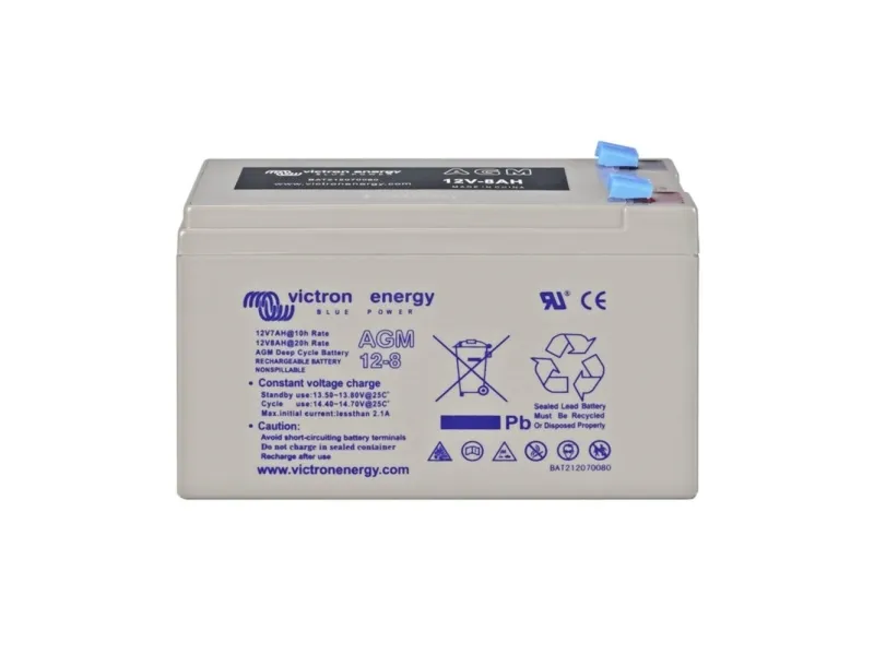 Victron Energy AGM 12V 8Ah deep-cycle batteri 12 V 8 Ah blygel (B x H x T) 151 x 101 x 65 mm vedlikeholdsfritt