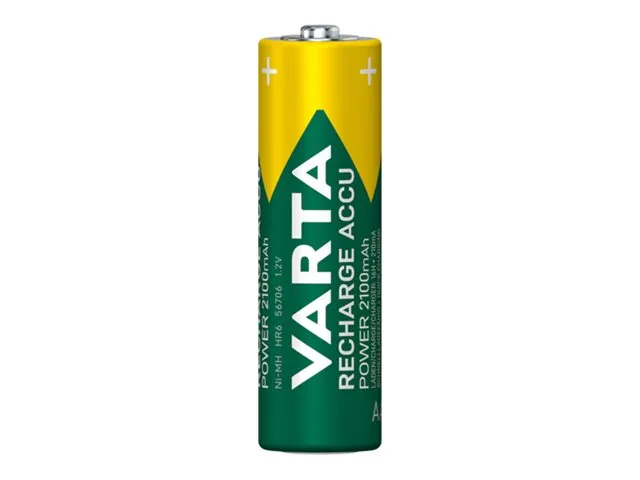 Varta Recharge Accu Power - Batteri 4 x AA / HR6 - NiMH - (ladbare) - 2100 mAh
