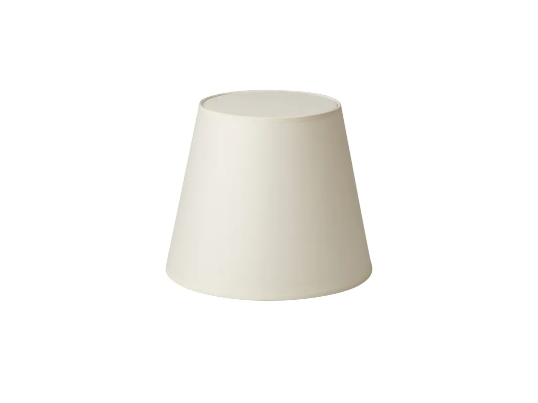 Lampeskjerm EMMA DOMUS høyde 24,0 cm krem