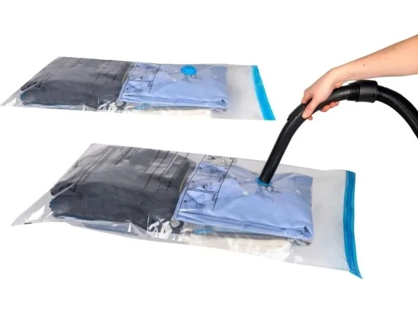 Alpina tørkestativ for klær – vakuumoppbevaringspose – 130x74 cm og 86x50 cm
