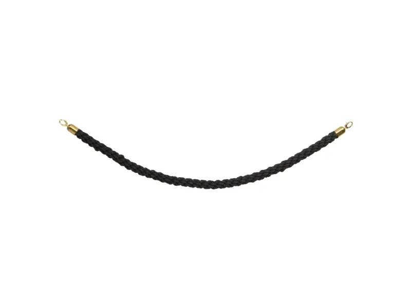 Securit® Classic Gold reb sort med kliklås i rustfrit stål