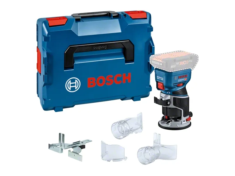 Bosch GKF 18V-8, Sort, Blå, 30000 RPM, 6, 6.35 (1/4), 8 (5/16), 10000 RPM, 95 dB, 87 dB - SOLO