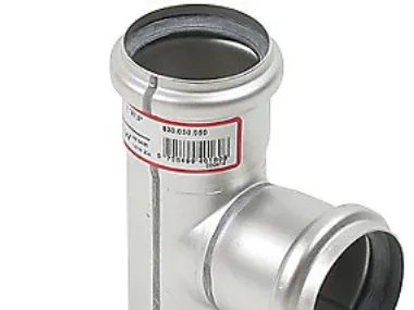 Ø 50 x 50 mm x 87,5° Grenrør syrefast AISI316L/EN1.4404 Blücher