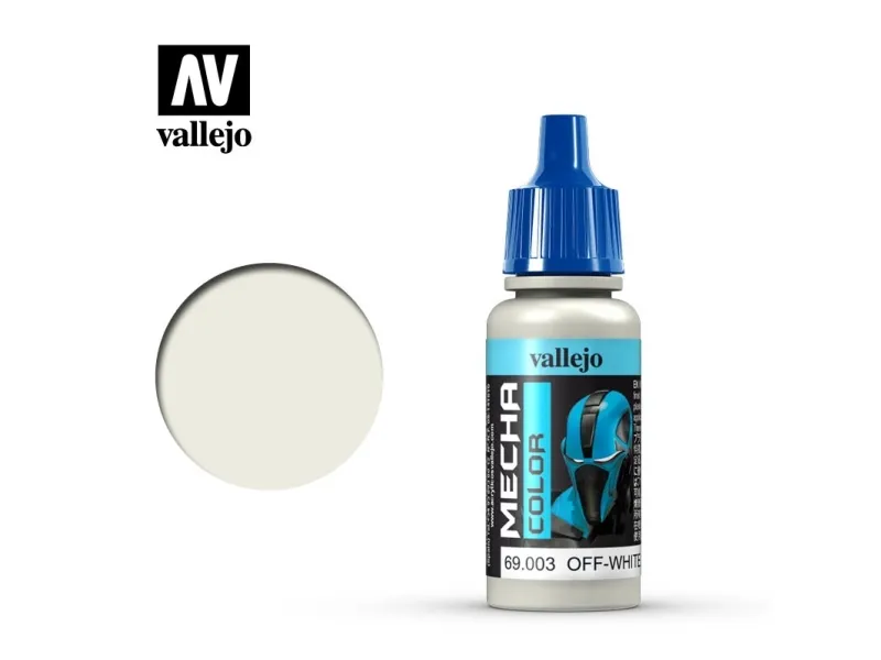 Vallejo 69.003, Hvit, Acryl maling, Væske, 17 ml, 1 stykker