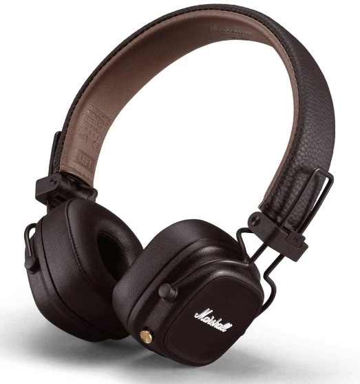 Marshall Major IV Bluetooth-hodetelefoner, 80+ timers batterilevetid, forbedret ergonomisk design, flerveis kontrollknapp