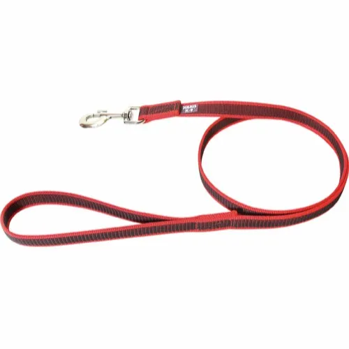 Julius-K9 K9 C&G line, rød/grå 20mm/1m m/håndt
