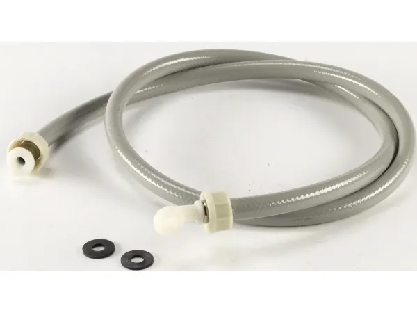 NEOPERL Slange PVC grå 3/4 lige x 3/4 vinkel 1500 mm. Koldt teknisk vand. NB! Slangen er ikke VA-godkendt.