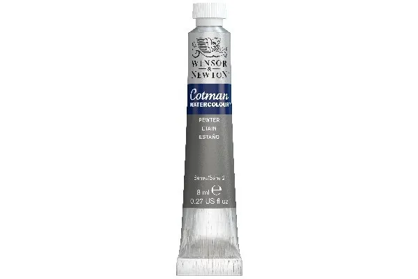 Cotman akvarellmaling 8 ml Pewter rad 511