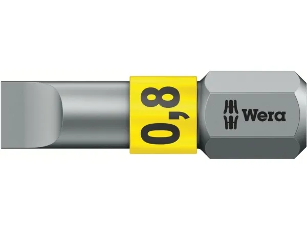 Wera 800/1 BTZ, 1 stykker, Flat, 25 mm, 7 mm, 7 mm, 25 mm