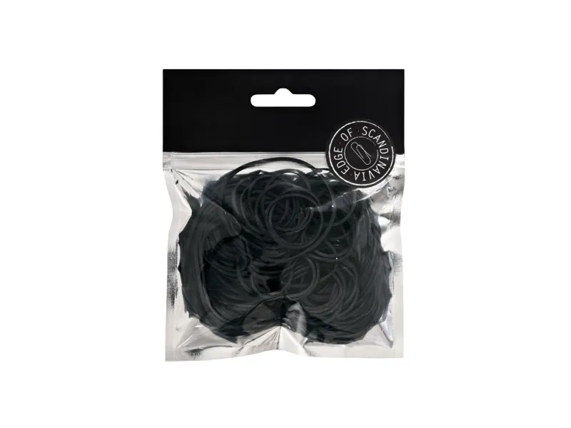 Edge of Scandinavia Elastikker 50 Gram Sort - (6 stk.)