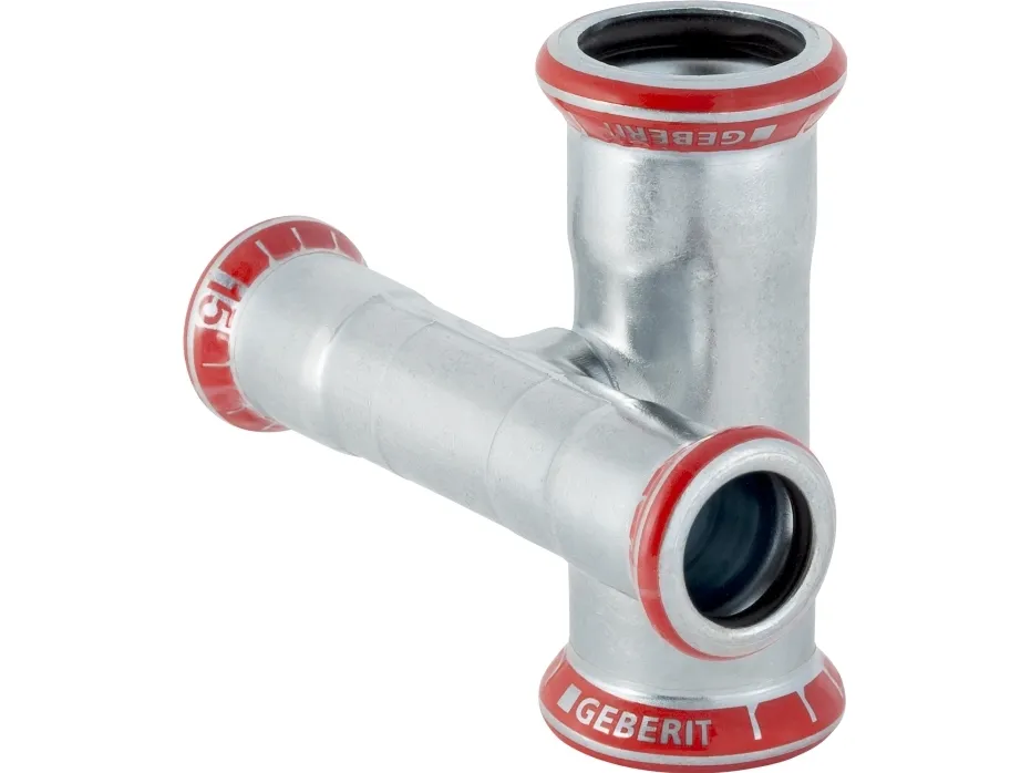 GEBERIT Kryds Tee FZ 18-15 mm mapress