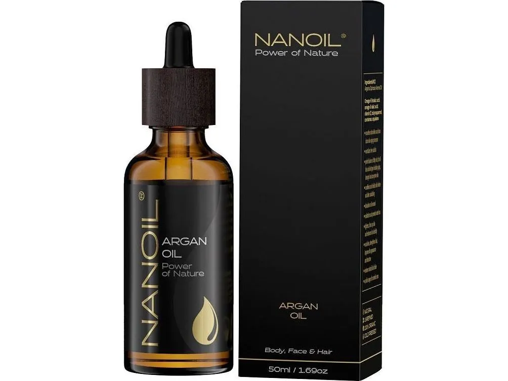 NANOIL_Arganolje arganolje for hår- og kroppspleie 50ml