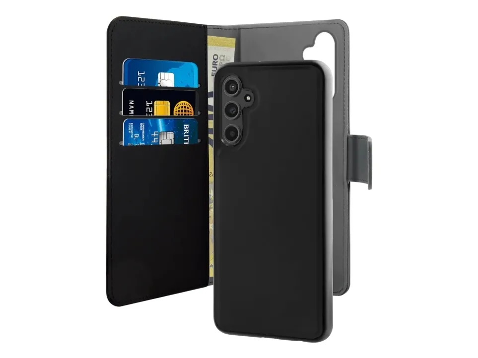 PURO Wallet Detachable, Folio, Samsung, Galaxy A14 4G, Galaxy A14 5G, 16,8 cm (6.6), Sort