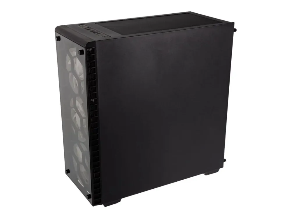 Kolink Observatory RGB - Tower - utvidet ATX (E-ATX) - sidepanel med vindu (herdet glass) - ingen strømforsyning (ATX) - svart - USB/lyd