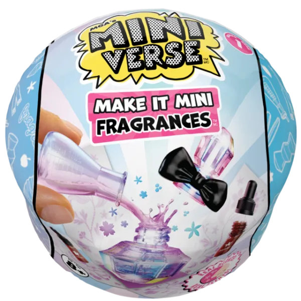 Miniverse Make It Mini Fragrances i PDQ, parfymesett for barn, 8 år, flerfarget