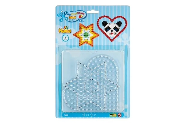 Hama perleplater Herz, Stern i blister for strykperler maxi (1 stk) (00008105)