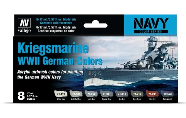 Vallejo 71.615, Assorterte farger, Acryl maling, 17 ml, 1 stykker
