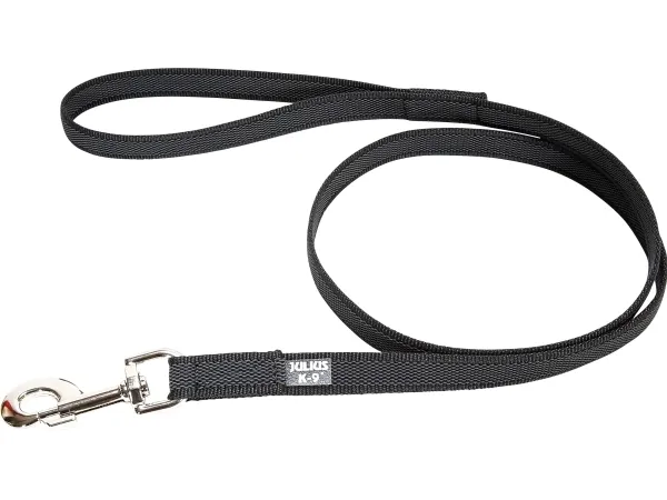 Julius-K9 K9 C&G line, sort/grå 20mm/2m m/håndt