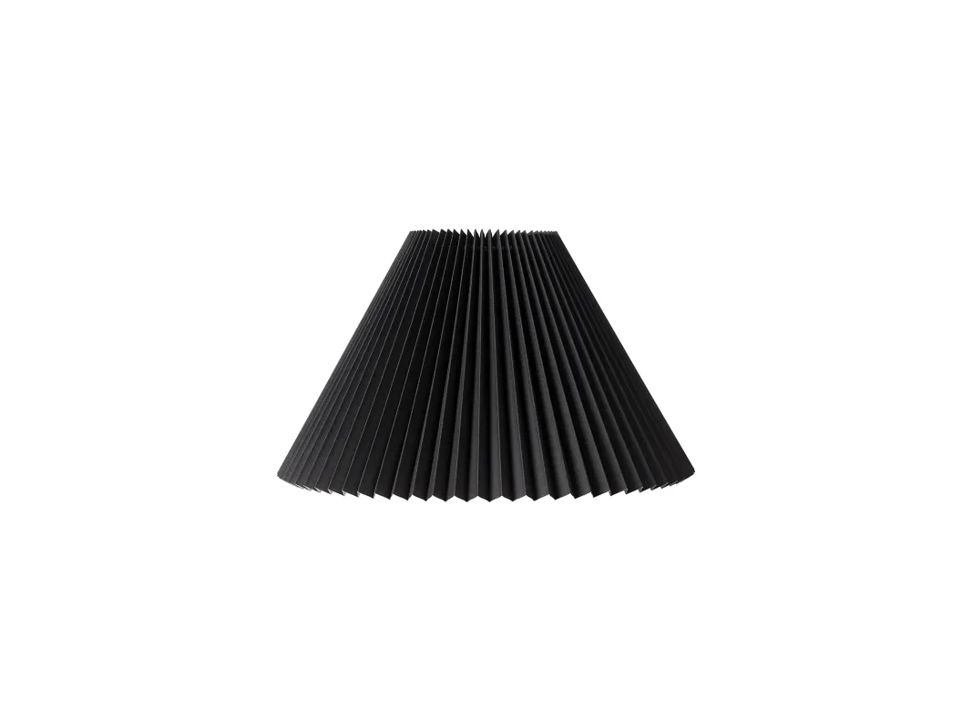Plisségardin Emma Hacienda side 27 cm svart