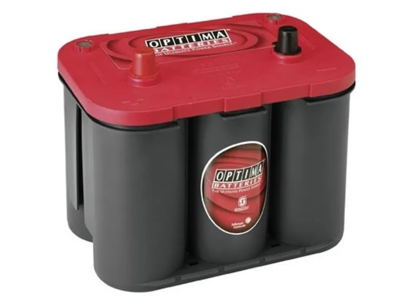 Optima Batteries RTS4.2 Blybatteri 12 V 50 Ah blyfleece 254 x 200 x 172 mm konuspol vedlikeholdsfritt