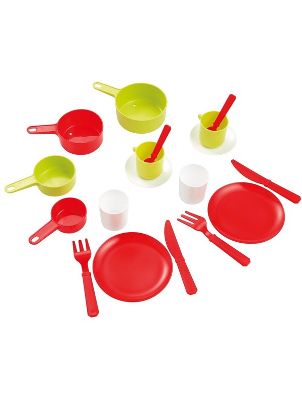 Ecoiffier 100% Chef Pan with Crockery