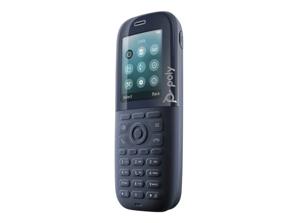HP Poly Rove 30 - Trådløst ekstra håndsett med anrops-ID/samtale venter - DECT - treveis anropskapasitet - 10 linjer - svart