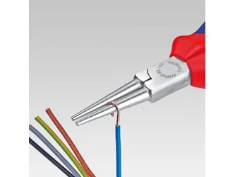 Knipex 30 11 190, Nesetang, 7 mm, 5 cm, Stål, Plast, Rød