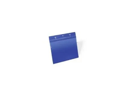 Lagerlomme Durable med wirebeslag A4 tværformat 311x280 mm blå - (50 stk.)