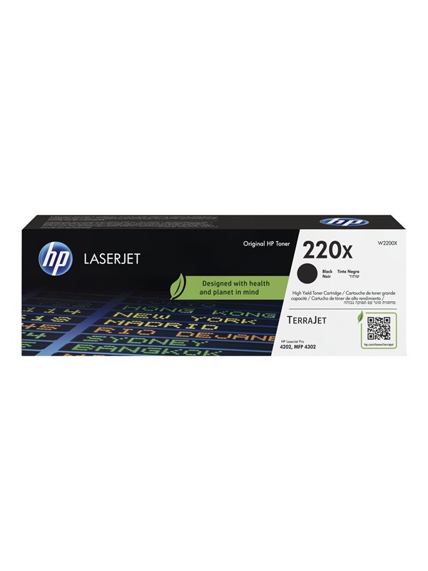 HP 220X / W2200X - High Yield - Black Toner