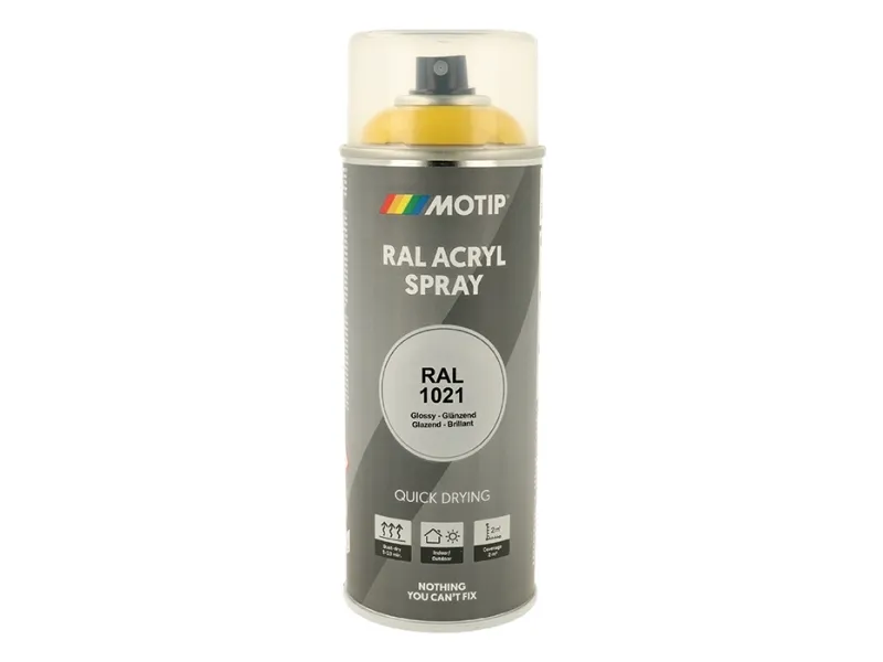 Motip Ral 1021 high gloss yellow