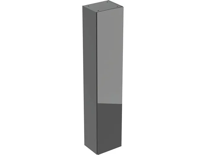 Højskab 1 låge 36x180cm lava/glas