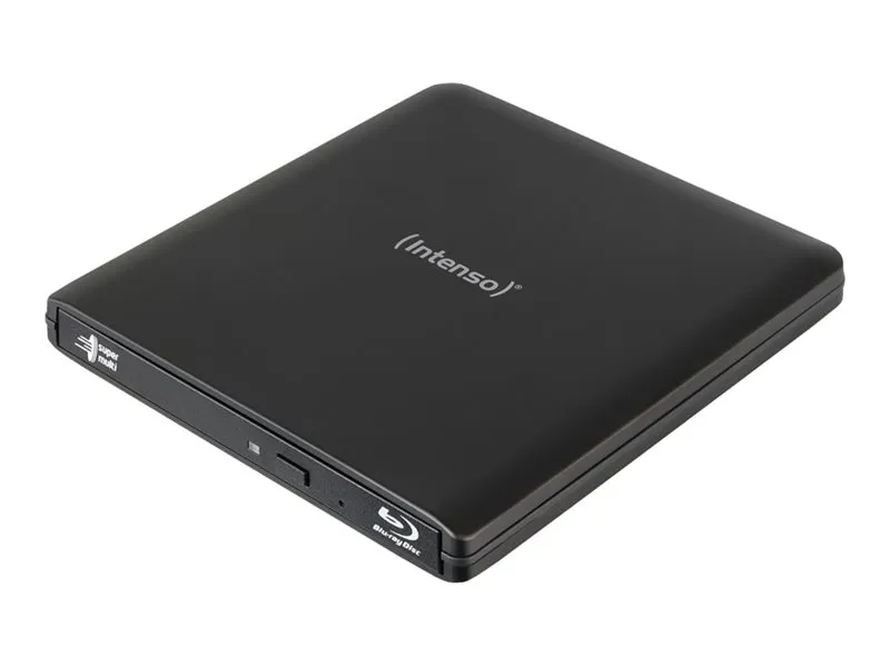 Intenso EOD 500BD Slim - Platestasjon - BD-RE - 6x - USB 3.2 Gen 1 - ekstern - svart